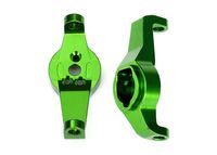 Caster blocks, 6061-T6 aluminum (green-anodized), left and right (TRX-8232G)