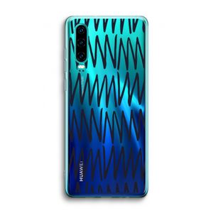 Marrakech Zigzag: Huawei P30 Transparant Hoesje