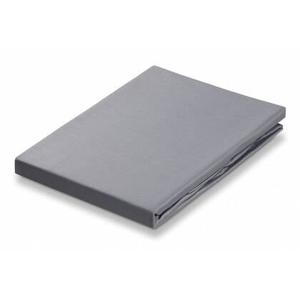 Satin Hoeslaken Steel Grey | 220 cm x 140 cm | Grijs | Satijnkatoen