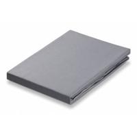 Satin Hoeslaken Steel Grey | 220 cm x 140 cm | Grijs | Satijnkatoen