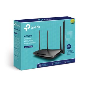 TP-LINK Archer VR300 AC1200 draadloze router Dual-band (2.4 GHz / 5 GHz) Fast Ethernet Zwart