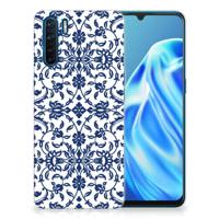 OPPO A91 | TPU Case | Flower Blue