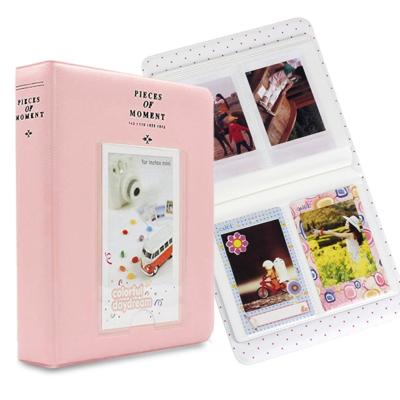 64 zakken naam kaart stukken voor Fujifilm Instax Mini 8/7s/70/25/50s/90 (roze)