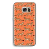Cheetah: Samsung Galaxy S7 Transparant Hoesje