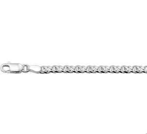 TFT Armband Zilver Valkenoog 3,3 mm 19 cm