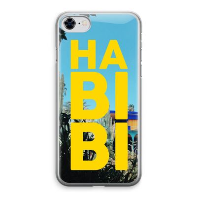 Habibi Majorelle : iPhone 8 Transparant Hoesje