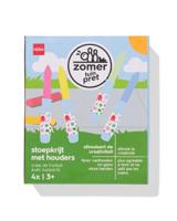 HEMA Stoepkrijt met houders - 4 stuks
