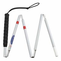 Taststok aluminium opvouwbaar, lengtes 110 t/m 160 cm | Kies een lengte : 130 cm | Ambutech Taststok aluminium opvouwbaar, lengtes 110 t/m 160 cm | Kies een lengte : 130 cm | Ambutech