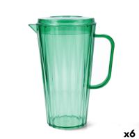 Kruik Quid Iris Groen Plastic 2 L (6 Stuks)