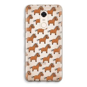 Pony: Xiaomi Redmi 5 Transparant Hoesje
