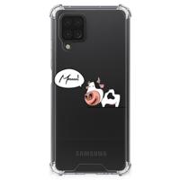 Samsung Galaxy A12 Stevig | Bumper Hoesje | Cow