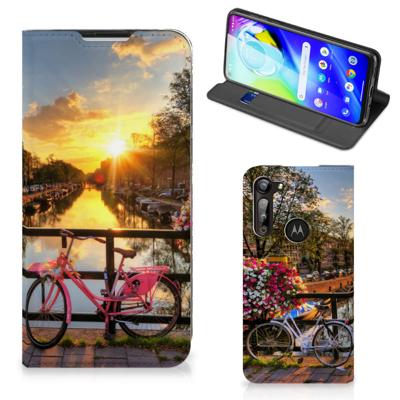 Motorola Moto G8 Power | Book Cover | Amsterdamse Grachten