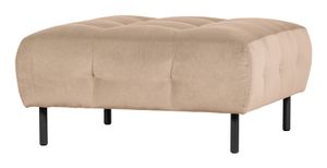 WOOOD Hocker 'Lloyd' Velvet, kleur Sea Salt