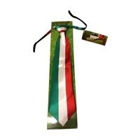 Stropdas - Italiaanse dassen - Italie - Vlag - groen wit rood - supporter - thumbnail