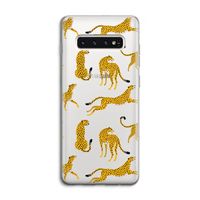 Luipaard: Samsung Galaxy S10 4G Transparant Hoesje