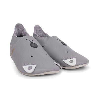 Bobux babyslofjes Gull Grey Woof-L