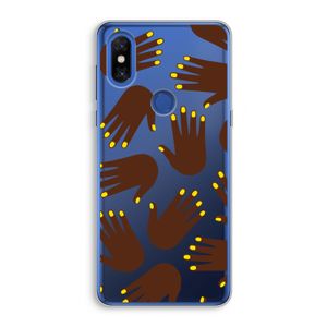 Hands dark: Xiaomi Mi Mix 3 Transparant Hoesje