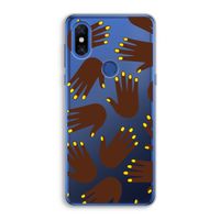 Hands dark: Xiaomi Mi Mix 3 Transparant Hoesje