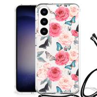 Samsung Galaxy S24 Case Butterfly Roses