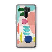 Bold Rounded Shapes: Xiaomi Redmi 9 Transparant Hoesje