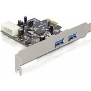 DeLOCK USB 3.0 PCI Express Card interfacekaart/-adapter USB 3.2 Gen 1 (3.1 Gen 1)