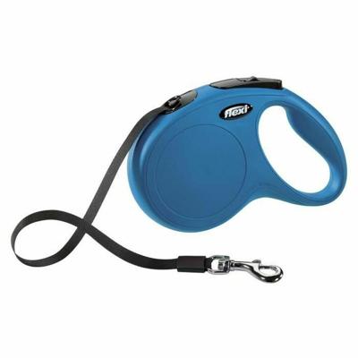 Hondenriem Flexi New Classic 5m Blauw Maat M