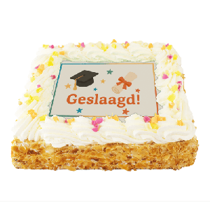 Geslaagd Slagroomtaart