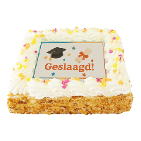 Geslaagd Slagroomtaart