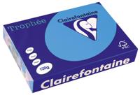 Clairefontaine Trophée Intens, gekleurd papier, A4, 120 g, 250 vel, koningsblauw