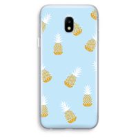 Ananasjes: Samsung Galaxy J3 (2017) Transparant Hoesje