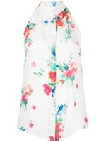 Boutique Moschino blouse à fleurs - Blanc