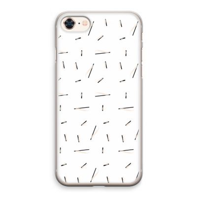 Hipster stripes: iPhone 8 Transparant Hoesje