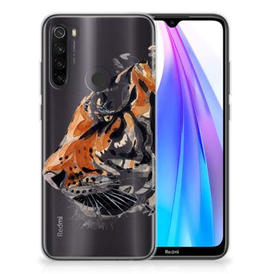 Smartphone hoesje Xiaomi Redmi Note 8T Watercolor Tiger