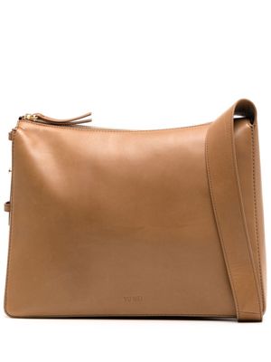 Yu Mei sac cabas en cuir - Marron