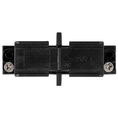 SG Shopline spanningsrail 3-fase Connector Geïsoleerd Zwart