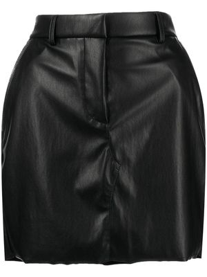 RTA minijupe Tamires en cuir vegan - Noir