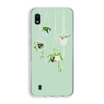 Hang In There: Samsung Galaxy A10 Transparant Hoesje