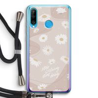 Daydreaming becomes reality: Huawei P30 Lite Transparant Hoesje met koord