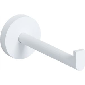 Toiletrolhouder Clou Flat Zonder Klep 12.1cm Poedercoating Mat Wit