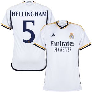 Real Madrid Shirt Thuis 2023-2024 + Bellingham 5