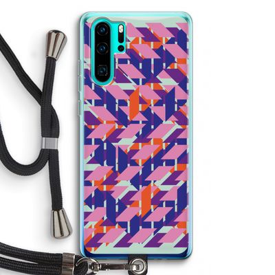 Skew Blush 3: Huawei P30 Pro Transparant Hoesje met koord