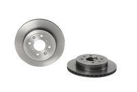 Remschijf COATED DISC LINE BREMBO, Remschijftype: Binnen geventileerd, u.a. für Opel, Vauxhall, Suzuki, Subaru - thumbnail