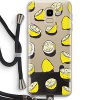 When Life Gives You Lemons...: Samsung Galaxy J6 (2018) Transparant Hoesje met koord