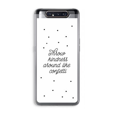 Confetti: Samsung Galaxy A80 Transparant Hoesje