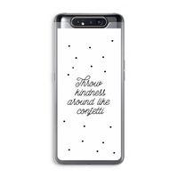 Confetti: Samsung Galaxy A80 Transparant Hoesje