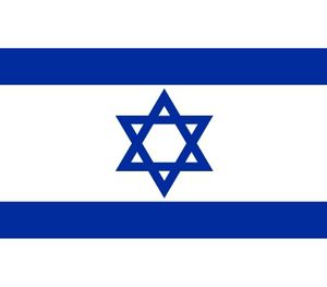Stickertjes van vlag van Israel   -