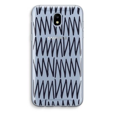 Marrakech Zigzag: Samsung Galaxy J5 (2017) Transparant Hoesje