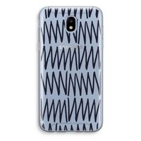 Marrakech Zigzag: Samsung Galaxy J5 (2017) Transparant Hoesje