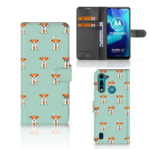 Motorola G8 Power Lite Telefoonhoesje met Pasjes Pups