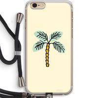 Palmboom: iPhone 6 PLUS / 6S PLUS Transparant Hoesje met koord